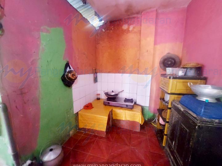 Tampilan dapur rumah sewa mang lili Pangandaran